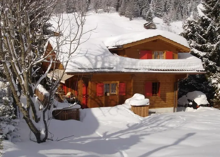 빌라 Exclusive Charming 4 Bedroom Near Gstaad 라우에넨